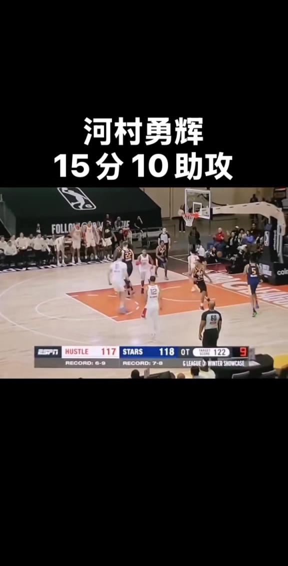 河村勇辉发展联盟15分10助集锦 1米7真可以在NBA生存啊