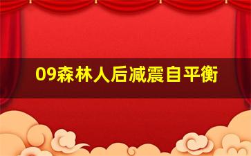 09森林人后减震自平衡