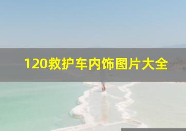 120救护车内饰图片大全