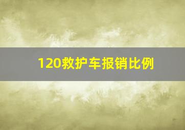 120救护车报销比例