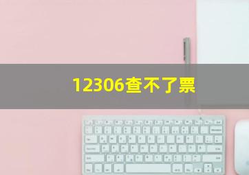 12306查不了票