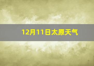 12月11日太原天气