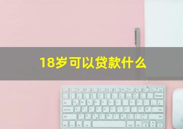 18岁可以贷款什么