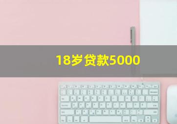 18岁贷款5000