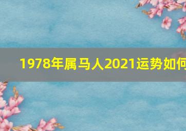 1978年属马人2021运势如何