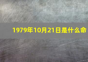 1979年10月21日是什么命