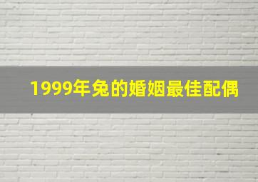 1999年兔的婚姻最佳配偶