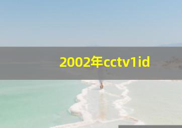 2002年cctv1id