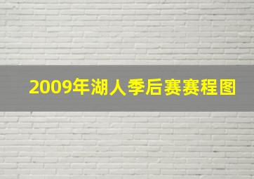 2009年湖人季后赛赛程图