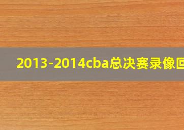 2013-2014cba总决赛录像回放