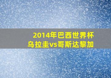 2014年巴西世界杯乌拉圭vs哥斯达黎加