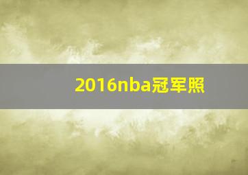 2016nba冠军照