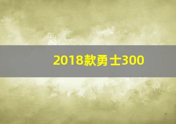 2018款勇士300