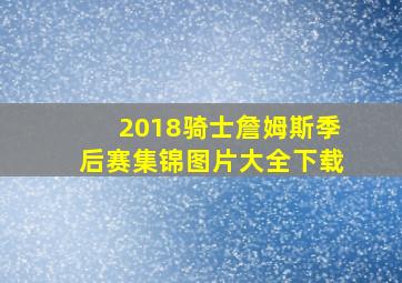 2018骑士詹姆斯季后赛集锦图片大全下载