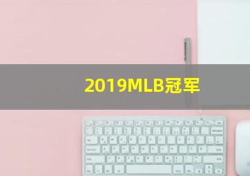 2019MLB冠军