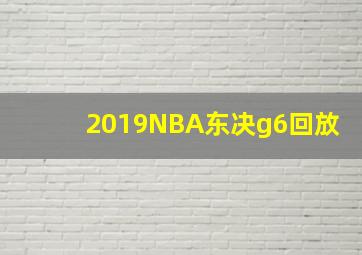 2019NBA东决g6回放