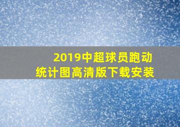 2019中超球员跑动统计图高清版下载安装