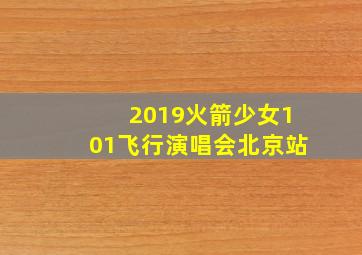 2019火箭少女101飞行演唱会北京站