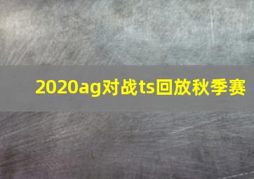 2020ag对战ts回放秋季赛