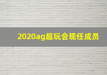 2020ag超玩会现任成员