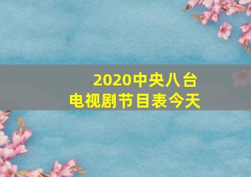 2020中央八台电视剧节目表今天