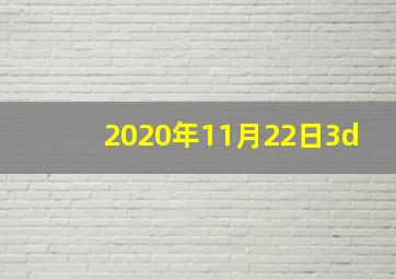 2020年11月22日3d