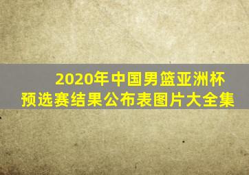 2020年中国男篮亚洲杯预选赛结果公布表图片大全集