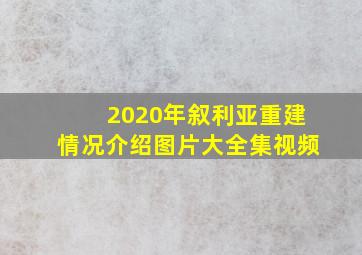 2020年叙利亚重建情况介绍图片大全集视频