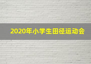 2020年小学生田径运动会