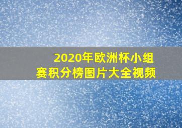 2020年欧洲杯小组赛积分榜图片大全视频