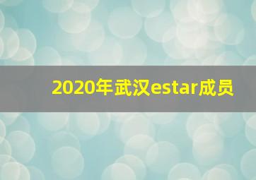 2020年武汉estar成员