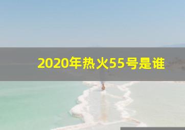 2020年热火55号是谁