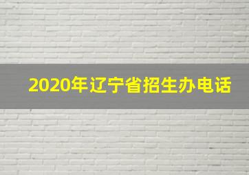 2020年辽宁省招生办电话