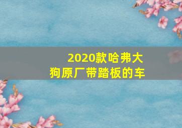 2020款哈弗大狗原厂带踏板的车