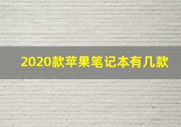 2020款苹果笔记本有几款