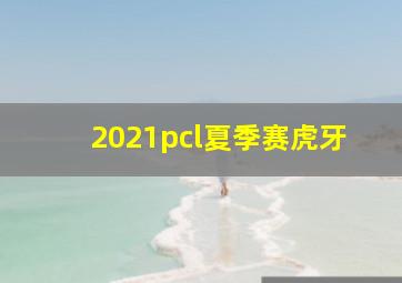 2021pcl夏季赛虎牙