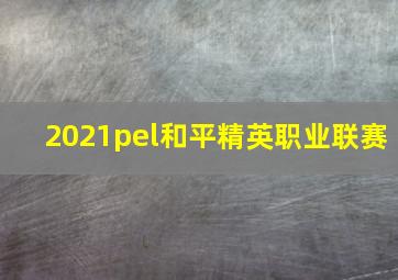 2021pel和平精英职业联赛