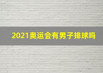 2021奥运会有男子排球吗