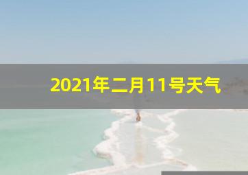 2021年二月11号天气