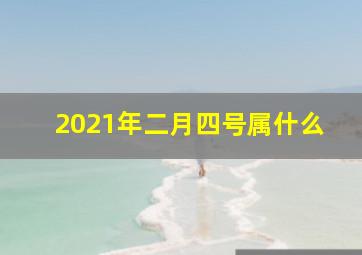 2021年二月四号属什么