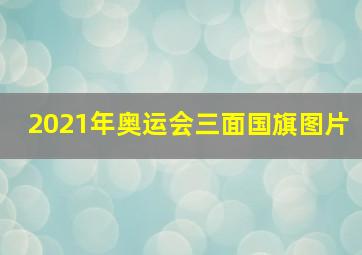 2021年奥运会三面国旗图片