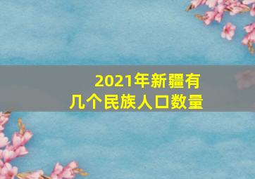 2021年新疆有几个民族人口数量