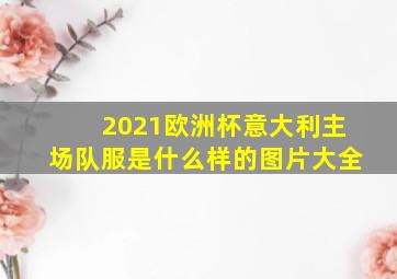 2021欧洲杯意大利主场队服是什么样的图片大全