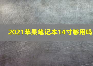 2021苹果笔记本14寸够用吗