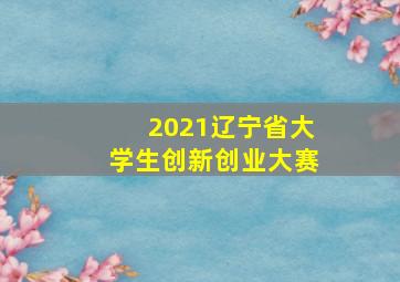 2021辽宁省大学生创新创业大赛