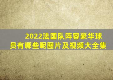 2022法国队阵容豪华球员有哪些呢图片及视频大全集