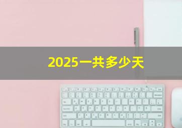 2025一共多少天