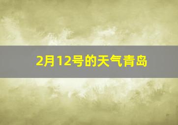 2月12号的天气青岛