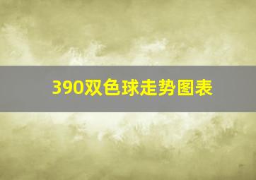 390双色球走势图表