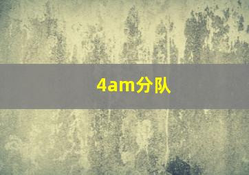 4am分队